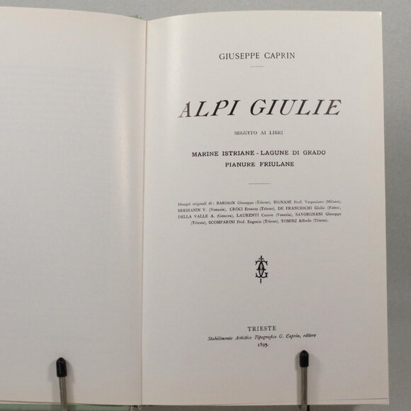 Alpi Giulie by G. Caprin, Libreria Internazionale, Italian Language Book - Picture 4 of 10
